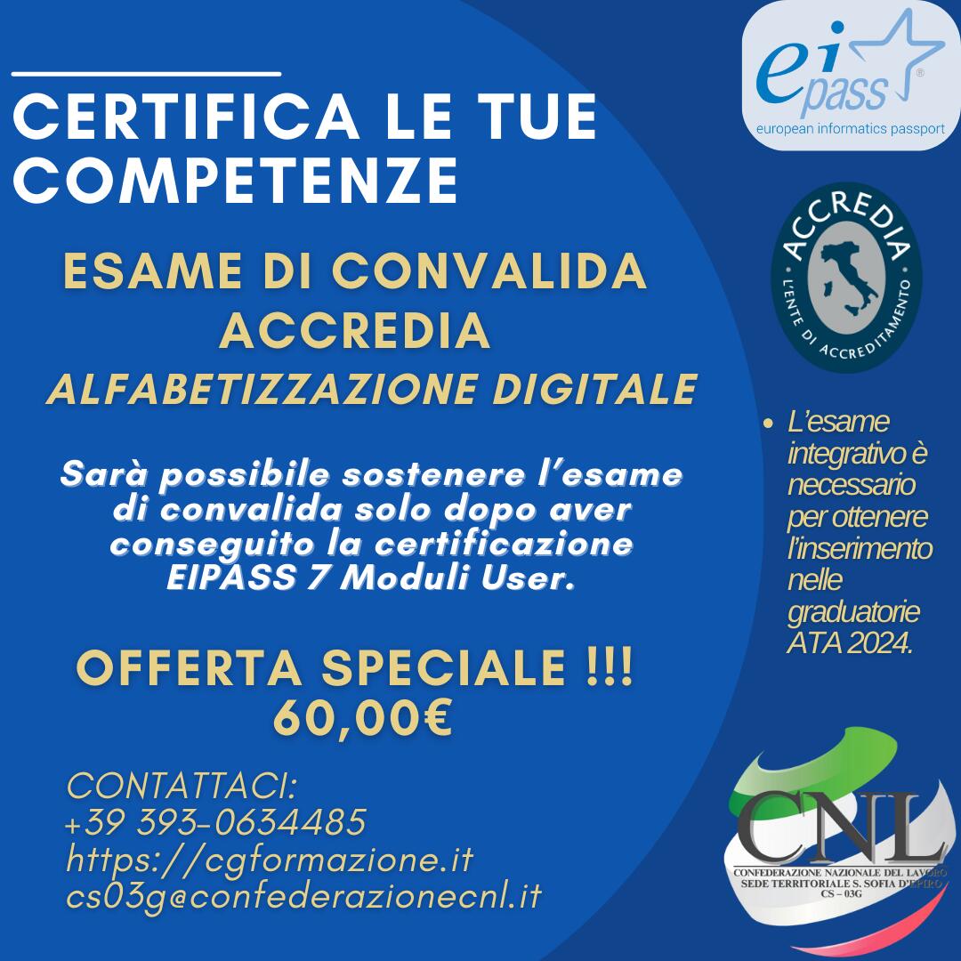 Eipass Convalida