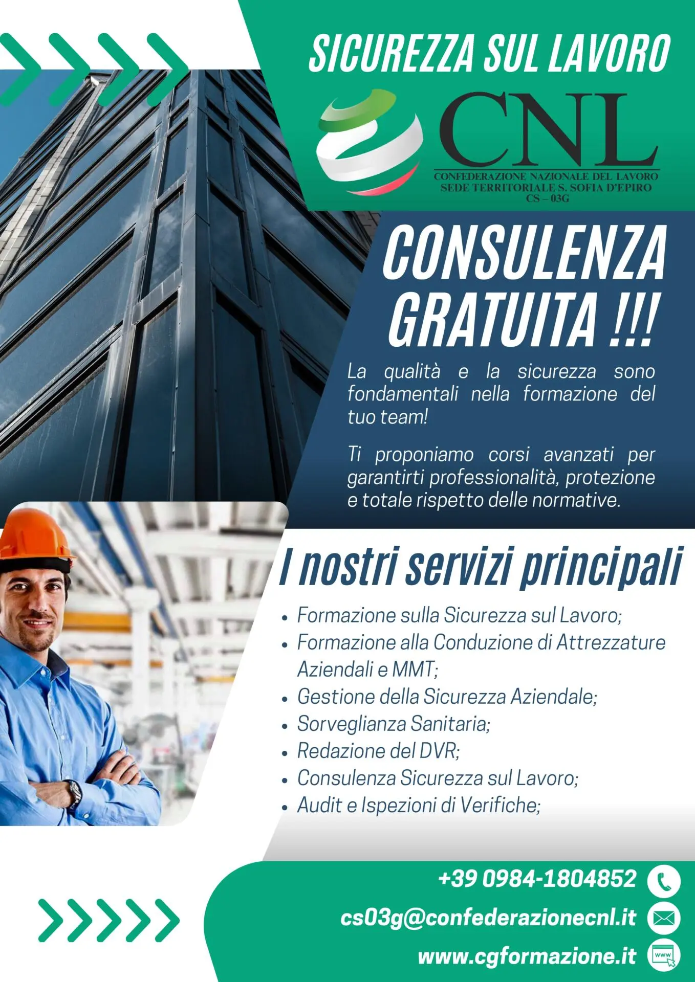 volantino servizi CNL 2025